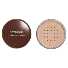 CoverGirl loose powder with silky finish for a smooth, shine-free complexion.