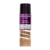 CoverGirl & Olay Simply Ageless bottle pump for easy application and smoother skin.