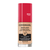 CoverGirl Outlast Extreme Wear bottle with pump for long-lasting full coverage