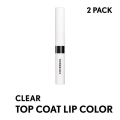 CoverGirl Outlast clear top coat adds brilliant shine while protecting color.