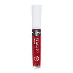 CoverGirl Outlast Ultimatte Wine O'Clock swatch shows rich matte color with long-lasting wear.