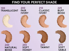 CoverGirl Simply Ageless pressed powder applied for on-the-go touch-ups and matte finish.