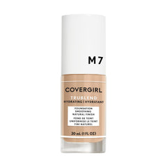 COVERGIRL truBLEND foundation bottle in Soft Honey with natural finish for seamless skin match