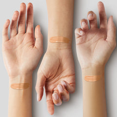 CoverGirl TruBlend Matte Made Foundation brush-application demonstrates smooth blending for a polished matte finish.