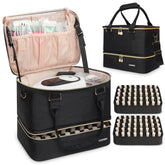 Covkev nail polish organizer with 80-bottle capacity for quick access.