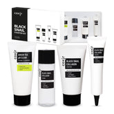 coxir Black Snail Collagen Starter Kit foam cleanser: refreshing cleanse for soft, hydrated skin.