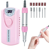 COYZU electric nail drill 35000rpm for salon-grade precision on acrylic and gel nails.
