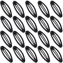 Cptots oval snap clip matte black pack close-up showing secure no-slip grip