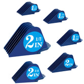 CR8GR8 clipper guards full set in blue for versatile home haircuts