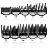 CR8GR8 Wahl guards set front view shows universal compatibility for home grooming