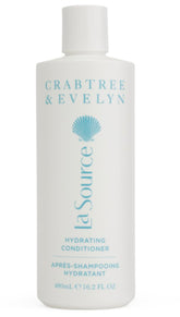 Crabtree & Evelyn La Source Hydrating Conditioner bottle nourishes hair with moisture