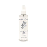 Crabtree and Evelyn Nantucket Briar body mist bottle on a vanity for everyday refreshment.