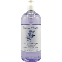 Crabtree & Evelyn Nantucket Briar pump bottle provides easy, controlled dispensing.
