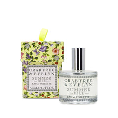 Crabtree & Evelyn Summer Hill bottle pour, a light summer fragrance for daytime wear.