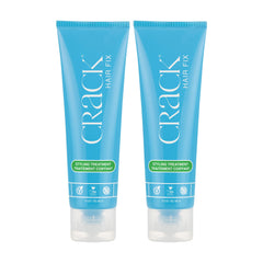 Crack Hair Fix bottle with cream for frizz-free, sleek styling