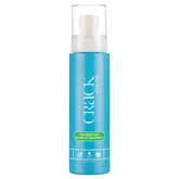 Crack Hair Fix Mist bottle closeup highlights moisturizing formula for healthy hair.