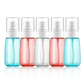 Cracrab 2oz pink travel spray bottle set for on-the-go skincare, color-coded for easy differentiation.