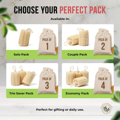 CraftsOfEgypt loofah-packaged product display suitable for gifting and sets.