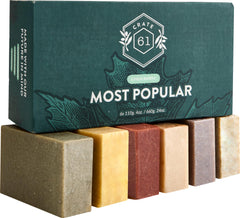 Crate 61 premium essential oils soap delivers refreshing aroma to elevate shower routine.