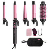 CrazyMar 5 in 1 automatic curling iron kit for salon-ready curls on the go