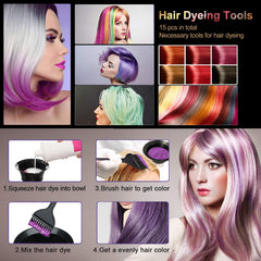 CREATESTAR hairdressing clips secure sections during color processing