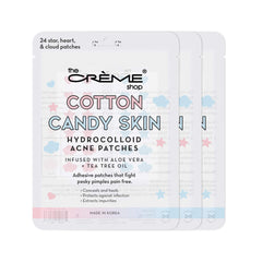 The Crème Shop Cotton Candy Skin patches pack closeup for gentle acne care and impurity absorption