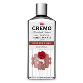 Cremo All Season Body Wash Bourbon & Oak bottle offers a refreshing cleanse.