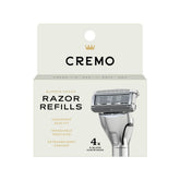 Cremo Razor Refills diamond blades close-up highlighting precision and long-lasting durability for a smooth shave.