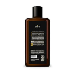 Cremo rich lather shower gel demonstrates smooth cleanse and comfort