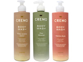 Cremo Womens Body Wash Set White Jasmine Amber bottle with rich lather for spa-like cleansing