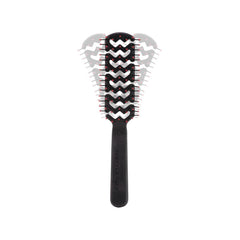 Cricket Static Free Fast Flo anti-static bristles close-up demonstrate frizz reduction and gentle detangling.