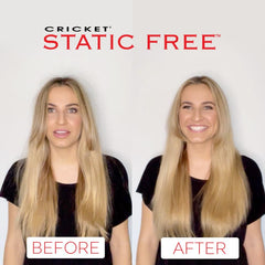Cricket Static Free Fast Flo Color Vent Hair Brush vented design enhances airflow for faster drying.
