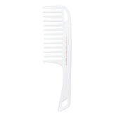 Cricket Ultra Smooth Coconut Detangler Comb on wet hair for gentle detangling.