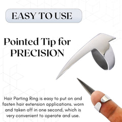 Cross Edge Pro parting tip closeup demonstrates lightweight, easy-to-wear functionality.