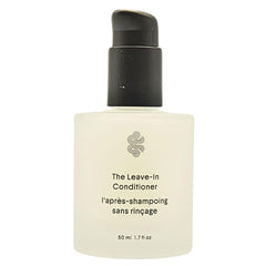 Crown Affair The Mini Leave-In Cream bottle pour highlights lightweight hydration for fine hair