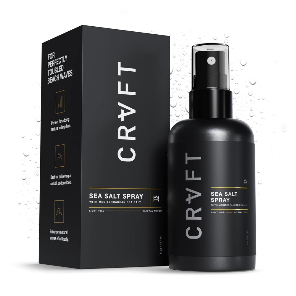CRVFT Sea Salt Spray bottle for beachy texture with light hold.