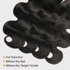 CSCHS double-machine-weft Brazilian hair reduces shedding and increases durability