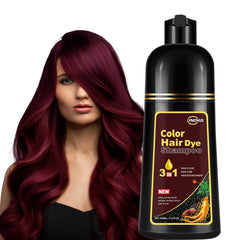 CSFDXD dark wine red shampoo lather for quick at home color refresh.