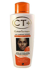 CT+ Clear Therapy lotion being applied for smooth, hydrated skin