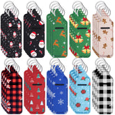 Ctosree Christmas-theme lipstick-holder clipped on bag for quick touch-ups.