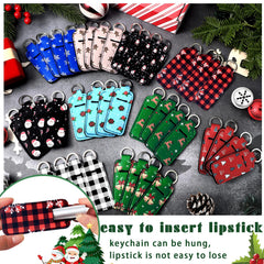 Ctosree clip-on pouch fits most lipstick types for travel convenience.