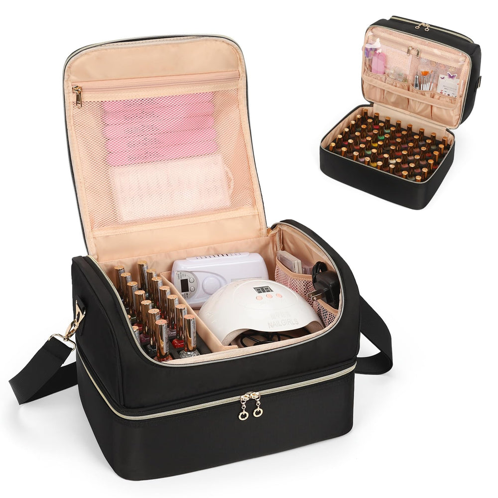 Cubetastic nail-polish-organizer top view with spacious interior