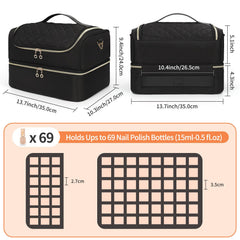 Cubetastic nail-polish-organizer upper layer 21-slot board for organized polish
