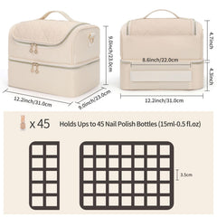 CUBETASTIC organizer removable board allows customizable bottle layout
