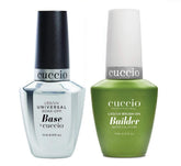 Cuccio LED/UV Universal Base Bottle provides a smooth foundation for even nail coverage.