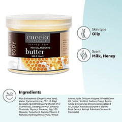 Cuccio Naturale Butter Babies 26 oz tub for long-lasting skin care.