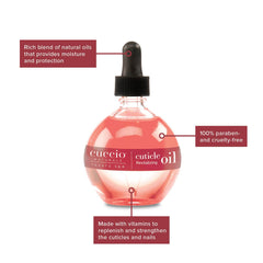 Cuccio Naturale cuticle oil application on nails with hydration