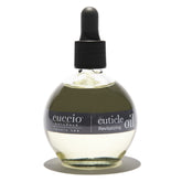 Cuccio Naturale Cuticle Oil Citrus Wild Berry bottle close up for hydration and cuticle nourishment.