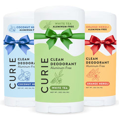 Curie Original Deodorant Stick Coconut Nectar with aluminum-free protection for daily freshness.