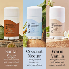 Curie deodorant Orange Neroli scent provides fresh confidence during workouts.